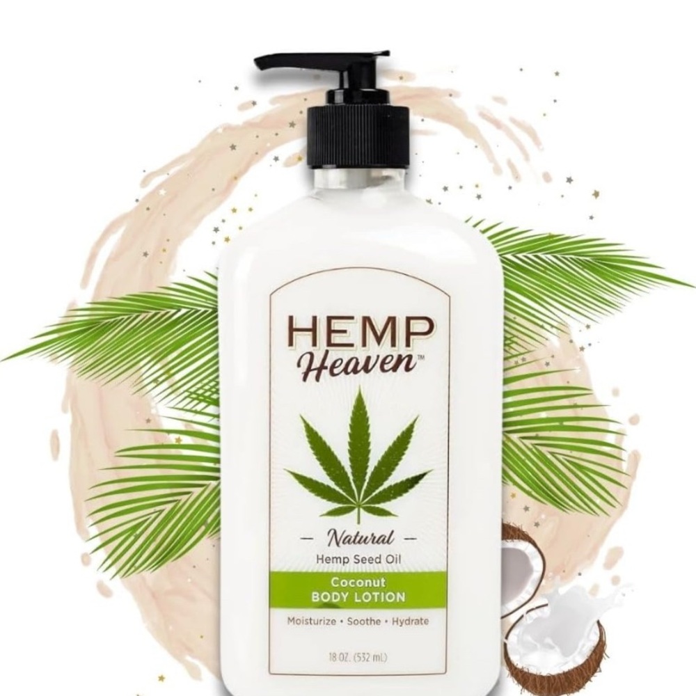 NEW- Sealed- Hemp Heaven Coconut Body Lotion